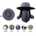 US Hiking Fishing Hat Outdoor Full Neck Face Cover Protector Flap Sun Bucket Cap  eb-48513584